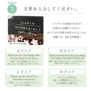 写真3枚入り ペットメモリアルプレート ピンク...の詳細画像4