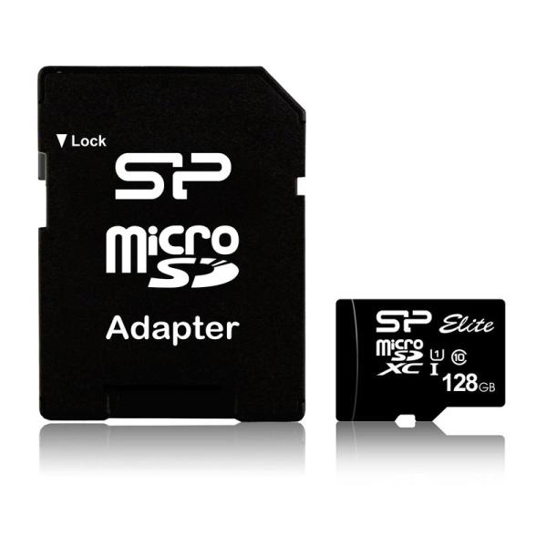 Silicon Power 128GB microSDXC C10 UHS-1 SP Elite U...