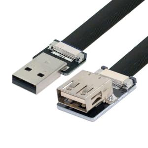 chenyang CY フラットスリム FPC USB 2.0 Type-A オス-メス 延長データケーブル FPV ディスク スキャナー｜savoia