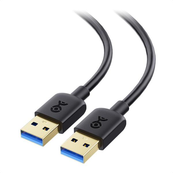 Cable Matters USB 3.0 ケーブル 2本セット USB Type A オス オス ...