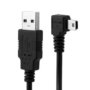 CY 5m 3m 1.8m 0.5mミニUSB Bタイプ5ピンオス - USB 2.0オスデータケーブル、フェライト直角左斜め上向き、斜め下｜savoia