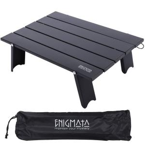 ENIGMATA アウトドア テーブル キャンプ用品 ミニテーブル アルミ製 ピクニックテーブル 折りたたみ式 コンパクト 超軽量 耐荷重2｜savoia