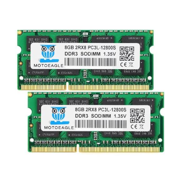 Motoeagle ノートPC用メモリDDR3L 1600 MHz 16GB Kit PC3L-12...