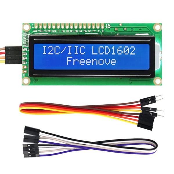 Freenove I2C LCD 1602モジュール、新しいタイプIIC TWIシリアル16x2ディ...