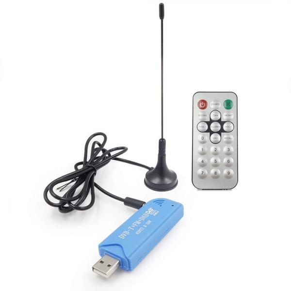 DVB-T+FM+DAB HDTV チューナードングル＋アンテナセット USB2.0接続 DVB-T...