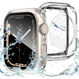 2023強化版AMAPC for Apple Watch ケース 360度全面防水 バンド 水泳・スポーツ専用 ガラスフィルム 一体型 ap｜savoia