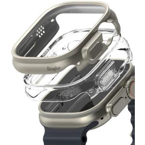 2個入りRingkeApple Watch Ultra/Ultra 2 ケース 保護 PC素材 超薄型 カバー メタリック ケース Slim｜savoia