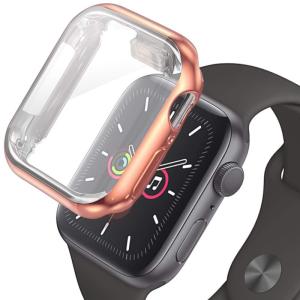 Apple Watch アップルウォッチ フルカバーケース ピンクゴールド PinkGold 40mm / Series6 Series5｜savoia