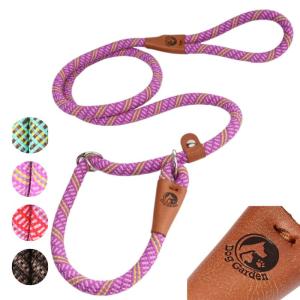 リード パラコード 犬 ハーフチョーク 首輪セット 長さ1.5m 太さ1.5cm