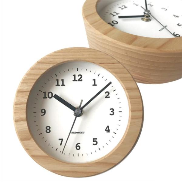 KATOMOKU Dual use clock 5 km-112NARC ナチュラル 電波時計 連続...