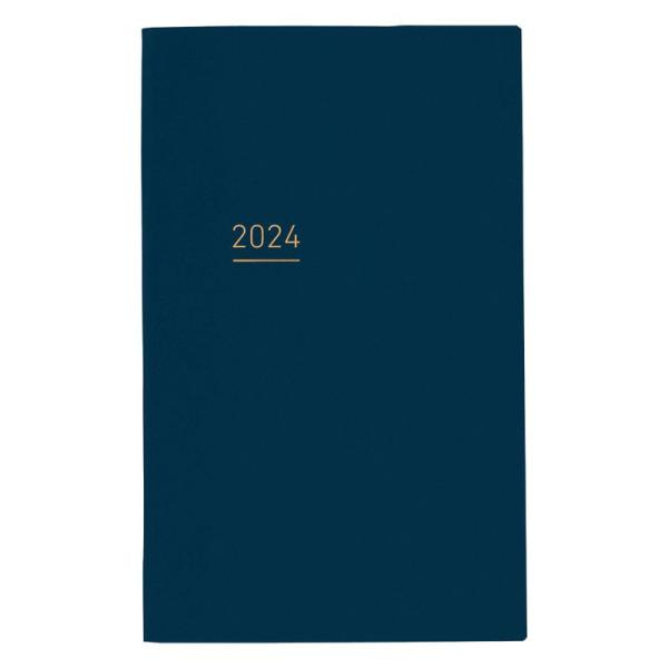 コクヨ ジブン手帳 Lite 手帳 2024年 A5 スリム マンスリー&amp;ウィークリー ネイビー ニ...
