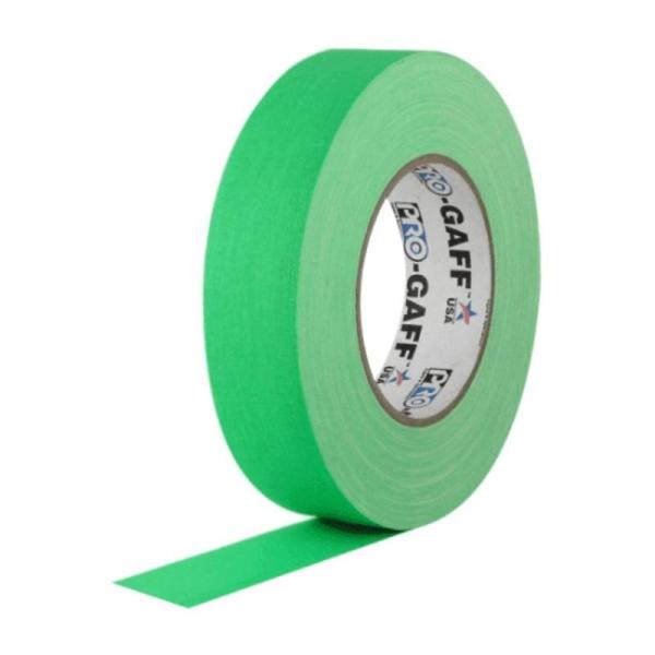 OfficeMarket Pro Tapes ガッファーテープ 蛍光グリーン 25mm x 45m ...
