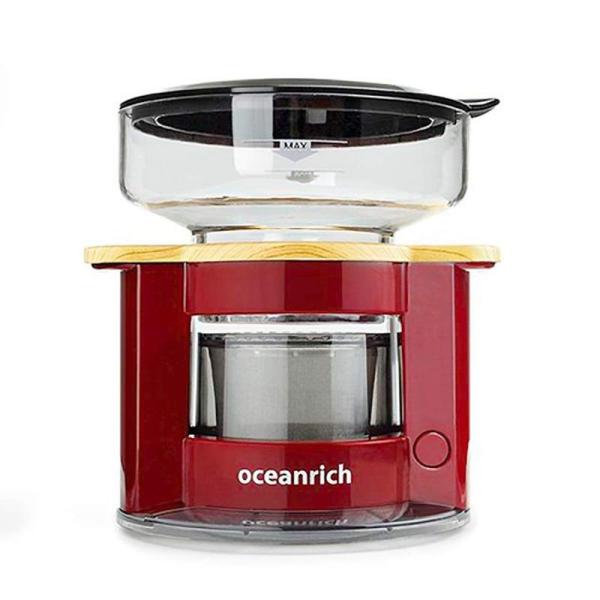 オーシャンリッチ(Oceanrich) 自動ドリップ・コーヒーメーカー レッド UQ-CR8200R...