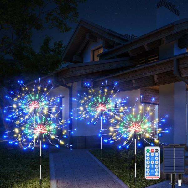 Dalugo イルミネーションライト ソーラー LED ストリングライト 屋外 防水 ガーデンライト...