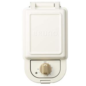 ブルーノ BRUNO ホットサンドメーカー 耳まで焼ける 電気 シングル ホワイト BOE043-WH｜savoia
