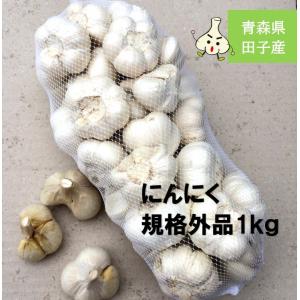 青森県産 田子 にんにく 規格外品 1kｇ 国産 沢田ファーム 青森 訳あり