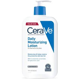 CeraVeデイリーモイスチャライジングローション| 19オンス| ヒアルロン酸配合の乾燥肌用フェイス＆ボディローション| 無香料