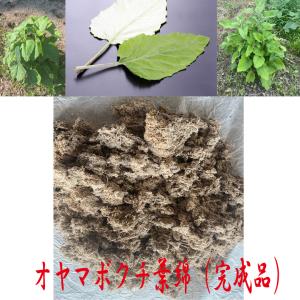 オヤマボクチ草 葉綿 50ｇ そばのつなぎ用です