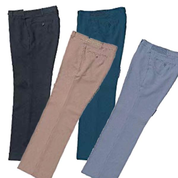 【値下げ】メンズ脇ゴムスラックス M〜5L　ゴム入りでウエストらくらく シンメン