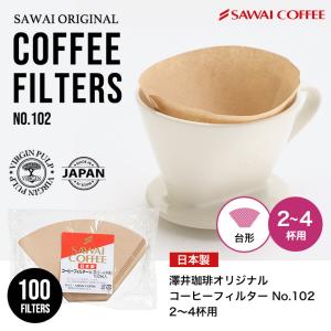 コーヒーフィルター（2〜4杯用）みさらしタイプ100枚入り グルメ 【RD】 【TS】