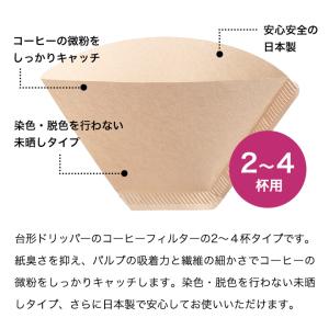 コーヒーフィルター(2〜4杯用)みさらしタイプ...の詳細画像5