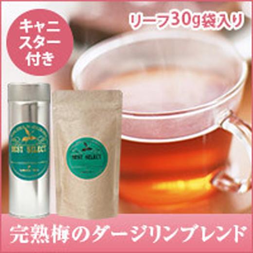 紅茶  和の春の紅茶完熟梅のダージリンブレンド 　リーフティー30g　缶入り グルメ
