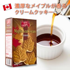 澤井珈琲 テイストデライト メイプルリーフクリームクッキー 1箱 400g スイーツ お菓子 焼菓子 クリームサンド 【RD】 【TS】