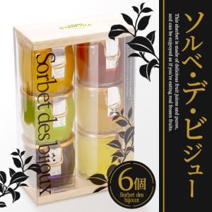 ソルベ・デ・ビジュー 6個 セット 箱入り スイーツ ジェラート 冷凍便同梱不可 グルメ 【RD】 【TS】