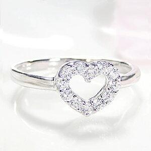 フラワーモチーフ Pt900 0.2ct ダイアモンド リング フラワー リング