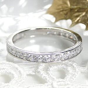 ダイヤモンド フルエタニティリング 0.7ct ジュエリー アクセサリー レディース 結婚 指輪 リング プラチナ フチあり SAR0052