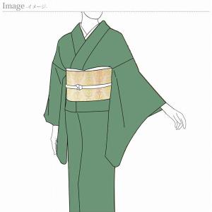 色無地 お仕立て付き 丹後ちりめん 伝承草木染...の詳細画像4