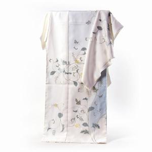 【新品未使用】皇室献上 寿光織　小紋　たてぼかし　反物　ベージュ　未仕立て 楽天市場】寿光織の通販