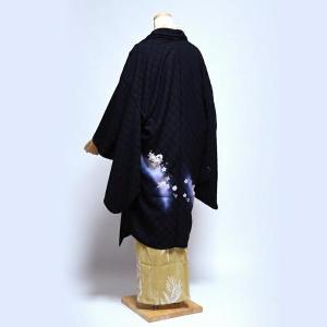 絵羽コート 長羽織 道中着 正絹 紋紗 十日町友禅 秀美 フォーマル