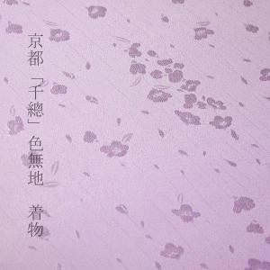 色無地 お仕立て付き 丹後ちりめん 伝承草木染 加茂の詩（共八掛け・八