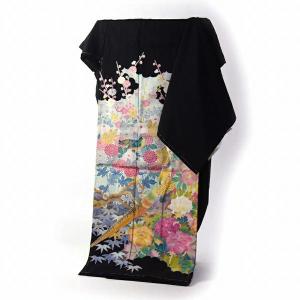 黒留袖 お仕立て上がり 新品未使用品 五つ紋入り（違い鷹の羽）蘇州