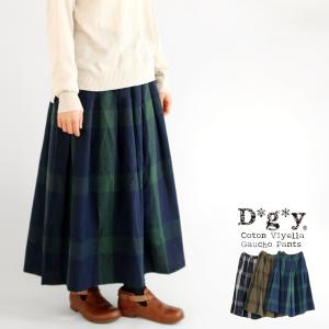 コットンビエラ チェック ガウチョ パンツ D*g*y ボトムス