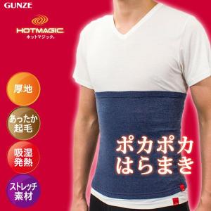 GUNZE 紳士 あったか裏起毛ストレッチ 腹巻き ウエストウォーマー