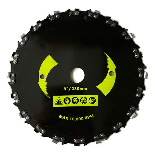 むとひろ 竹・笹・雑木用 チェンソー刃 チップソー 5枚入 230mm×20P 取付穴径：25.4m...