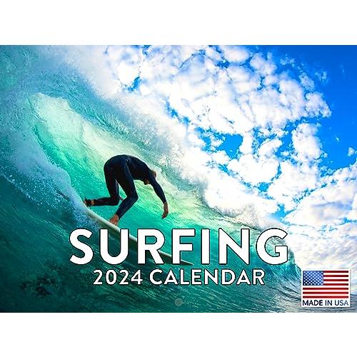 サーフィンカレンダー 2024年壁掛けカレンダー
