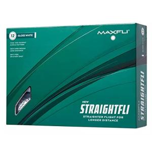 2023 Maxfli(マックスフライ) ゴルフボール Straightfli Golf Balls ストレートフライ 曲がりにくいボール ルール適合｜sawsell-yh