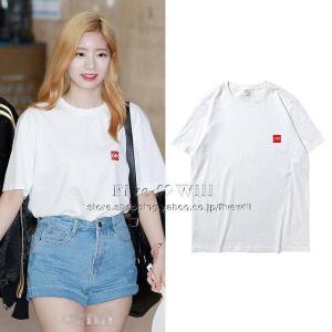 TWICE Kim DaHyun 韓流グッズ 半袖 Tシャツ 周辺 男女 半袖運動ウェア 応援服 打...