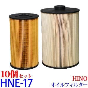 10個セット オイルフィルター HNE-17 バス セレガ プロフィア 純正交換 トラック オイル エレメントの商品画像