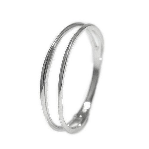 リング PT900プラチナ プラチナリング 指輪 地金リング 人差し指 中指 細め スリム 華奢 ピ...