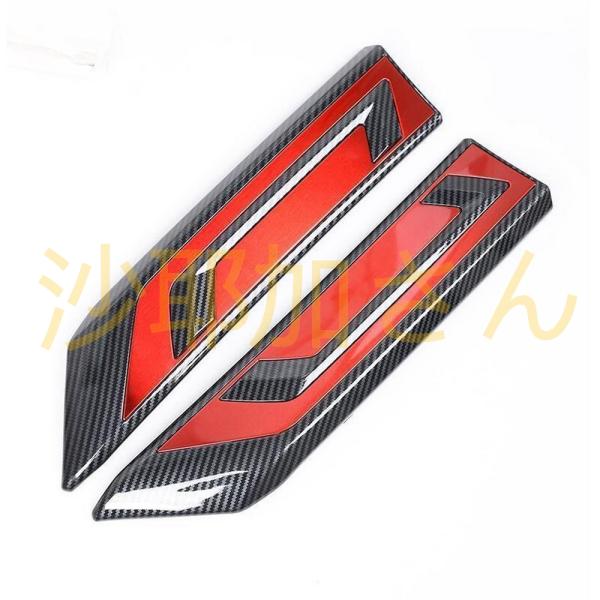 トヨタ RAV4 50系（5代目）用 フロント グリル 上 トリム パーツ 2ピース 2色選び可