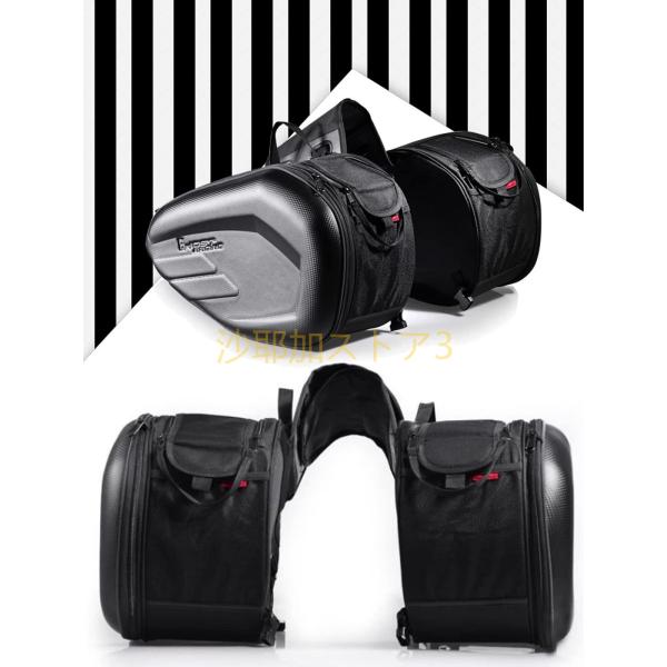 サイドバッグ バイク用サイドバッグ サドルバッグ バイク バッグ 軽量 36L- 58L 大容量 ア...