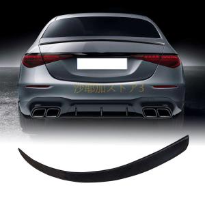 カーボン製リアトランクスポイラー  メルセデスベンツ Sクラス W223 2021-2022 S450L S500 S580 セダン 4ドア リアスポイラー ウイングリップ ファ｜sayakakondostore3