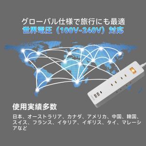 延長コード 2m 電源タップ USB Type...の詳細画像2