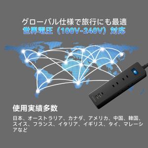 電源タップ 延長コード 2.5m Type-C...の詳細画像2