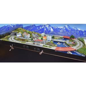 鉄道模型 ジオラマレイアウト Nゲージ用 複線...の詳細画像1