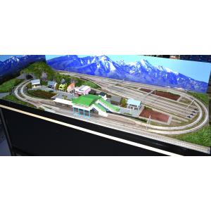 鉄道模型 ジオラマレイアウト Nゲージ用 複線...の詳細画像1
